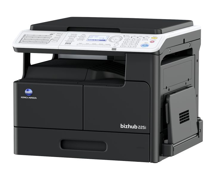 Konica Minolta bizhub 225i - Set 1 - με ενσωματωμένη κάρτα δικτύου (NiC), Απλό Καπάκι (OC), Panel (MK) και Δύο μπουκάλια Toner των 12.000 σελίδων έκαστο. (Και με Άτοκες Δόσεις)